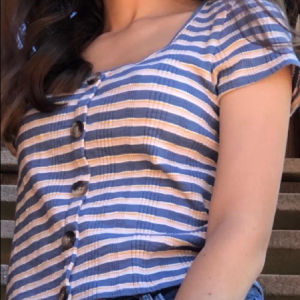 American Eagle Striped Shirt